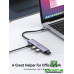 Перехідник/Хаб Ugreen 4 в 1 USB-C/Type-C to 4xUSB 3.0 (CM473/20841) (Space Gray)