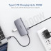 Перехідник/Хаб Ugreen 6 в 1 USB-C/Type-C to 3xUSB 3.0/1xHDMI/1xUSB-C/1xRJ-45 Gigabit LAN (CM212/50771) (Space Gray)