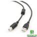 Кабель для принтера USB 2.0 AM/BM з феритом 1.8m Cablexpert