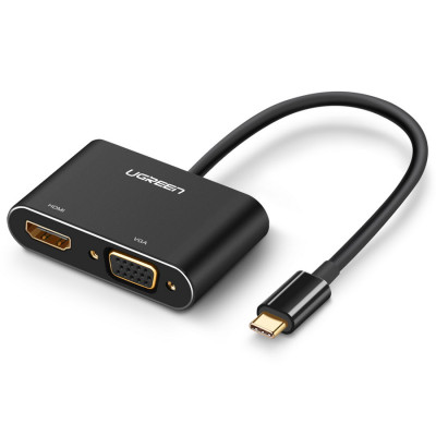 Ugreen converter Type-C to HDMI/VGA BLACK