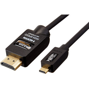 AmazonBasics High-Speed Micro-HDMI to HDMI Cable (1 Meter)