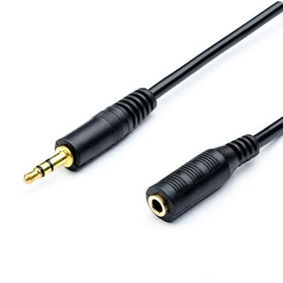 Кабель Audio male-female 3m. 3.5mm-Jack Atcom 16848