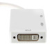 VicTsing Mini DisplayPort to HDMI/DVI/VGA 3in1 Adapter DisplayPort White