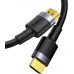 Кабель Baseus Cafule 4K HDMI Male To HDMI Male 1м Black (CADKLF-E01)