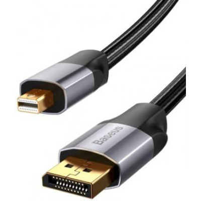 Baseus Enjoyment Series miniDisplayPort-DisplayPort 1.5m Dark Gray/Black (CAKSX-N0G)