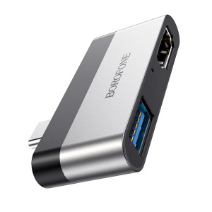 Адаптер Borofone DH2 Type-C to HDMI+USB3.0
