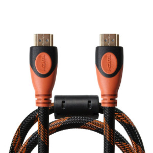 Кабель GRAND-X HDMI 2.0, 1.5м Orange/Black (HDN-4K)