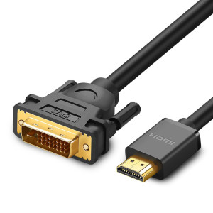 Кабель Ugreen HD106 HDMI to DVI (24+1) 3m, 10136