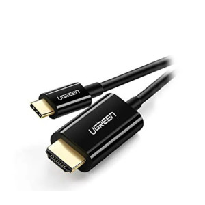 Кабель Ugreen USB-C 4K 1.5м (Type-C to HDMI) Black (MM121 50503)