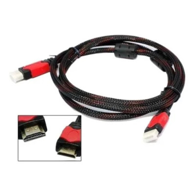 Кабель HDMI-HDMI 1.5м посилений в обмотці