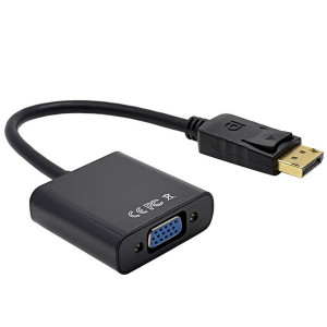 Адаптер STLab DisplayPort Male - VGA Female, 1080P чорний