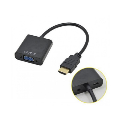 Адаптер STLab HDMI - VGA, U-990 black