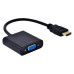 Адаптер STLab HDMI - VGA, U-990 black