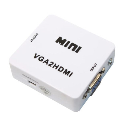 Конвертер VGA-HDMI з живленням USB VGA2HDMI