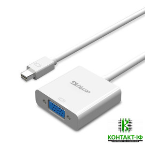 Перехідник-адаптер Mini DisplayPort/M (Thunderbolt) - VGA/F 1080p White 0.15m (YHL-00385BWH)