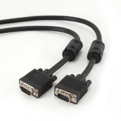 Кабель Cablexpert VGA-VGA HD15M Premium 15м. 2 феритових кільца (CC-PPVGA-15M-B)