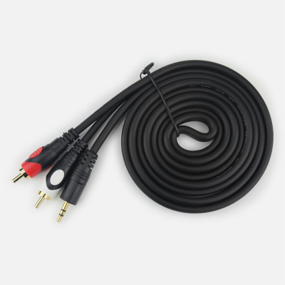 Аудiо-кабель 3.5mm mini-jack/2xRCA 1.8м