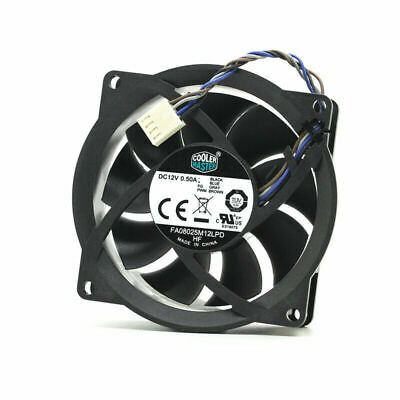 Вентилятор Cooler Master FA08025M12LPD для CPU 12V 0.5A 4pin 80x80x25