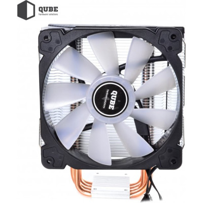 Кулер CPU QUBE QB-OL1400 RGB s115x/1200/775/1366 sAM2/AM3/AM4/FM1/FM2