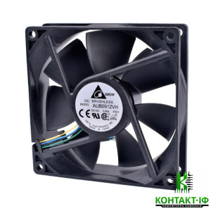 Вентилятор Delta 92mm PWM 3800rpm 0.60A 12V 4pin (AUB0912VH)