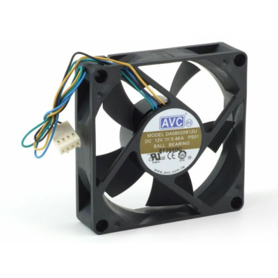 Вентилятор AVC DA08020B12U 12v 0.46A 4-pin