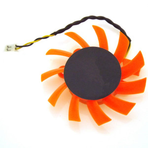Вентилятор охолодження, GPU Fan Orange, 12V 0.10A ZOTAC GT210 GT220 GT240 GT430