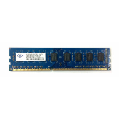 Оперативна пам'ять б/в DIMM Nanya DDR3 2Gb 1333MHz PC3-10600 2R8 CL9 (NT2GC64B8HC0NF-CG)