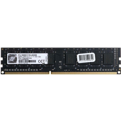 Оперативна пам'ять DIMM G.Skill DDR3 4Gb 1600MHz PC3-12800 (F3-1600C11S-4GNS)