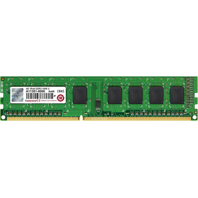 Оперативна пам'ять Transcend DDR3 4Gb 1600MHz PC3-12800 (JM1600KLH-4G)