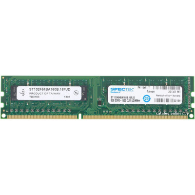 Оперативна пам'ять DIMM Crucial Spectek 8Gb DDR3 1600MHz PC3-12800 (ST102464BA160B)