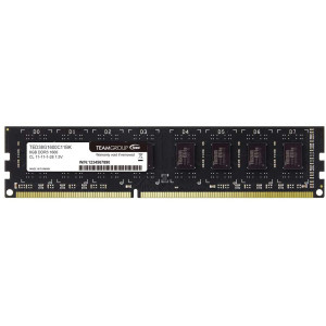 Оперативна пам'ять DIMM Team Group Elite 8Gb DDR3 1600MHz PC3-12800 (TED38G1600C11BK)