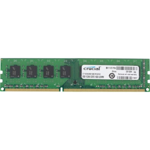 Оперативна пам'ять DIMM Crucial 8Gb DDR3 1600MHz (ct102464ba160b.c16fed)