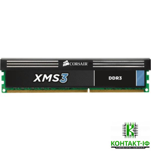 Оперативна пам'ять DIMM б/в Corsair DDR3 8GB 1600MHz PC3-12800 XMS3 Dominator (CMX8GX3M1A1600C11)