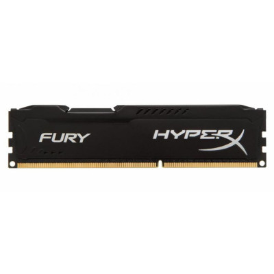 Оперативна пам'ять DIMM Kingston HyperX FURY Black Series DDR3 4Gb 1600MHz PC3-12800 (HX316C10FBK2/8)