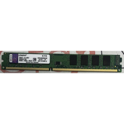 Оперативна пам'ять DIMM Kingston 4Gb DDR3 1333MHz Low Profile PC3-10600 CL9 (KVR1333D3N9K2/8G)