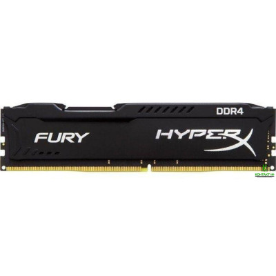 Оперативна пам'ять DIMM б/в Kingston HyperX FURY Black Series DDR4 8Gb 2400MHz PC4-19200 (HX424C15FBK2/16)