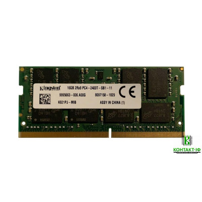 Оперативна пам'ять б/в SO-DIMM Kingston 16Gb DDR4 2400MHz (K821PJ-MIB)