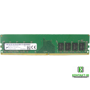 Оперативна пам'ять DIMM б/в Micron 8Gb DDR4 2400MHz (MTA8ATF1G64AZ-2G3E1)