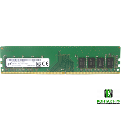 Оперативна пам'ять DIMM б/в Micron 8Gb DDR4 2400MHz (MTA8ATF1G64AZ-2G3E1)