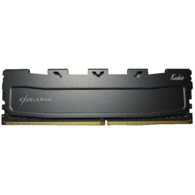 Оперативна пам'ять DIMM eXceleram Black Kudos DDR4 4GB 2666MHz PC4-21300 CL18 (EKBLACK4042618A)