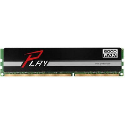 Оперативна пам'ять DIMM GOODRAM Play Black DDR4 4GB 2400MHz PC4-19200 CL17 (GY2400D464L17S/4G)