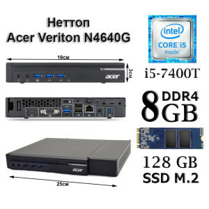 Acer Vention N4640G/ i5-7400T/ 8Gb DDR4/ SSD 128Gb M.2/ Intel HD Graphics 630