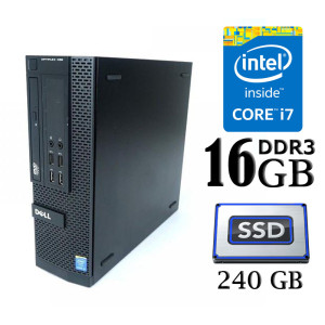 Dell Optiplex XE2 SFF/ i7-4770S/ 16Gb DDR3/ SSD 240Gb/ Intel HD Graphics 4600
