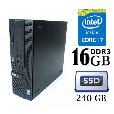 Dell Optiplex XE2 SFF/ i7-4770S/ 16Gb DDR3/ SSD 240Gb/ Intel HD Graphics 4600