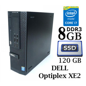 Dell Optiplex XE2 SFF/ i7-4770S/ 8Gb DDR3/ SSD 120Gb/ Intel HD Graphics 4600