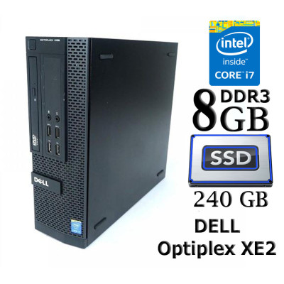 Dell Optiplex XE2 SFF/ i7-4770S/ 8Gb DDR3/ SSD 240Gb/ Intel HD Graphics 4600