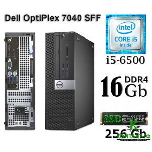 ПК б/в Dell OptiPlex 7040 SFF/ i5-6500/ 16Gb DDR4/ SSD 256Gb NVMe+ 1Tb HDD/ Intel HD Graphics 530