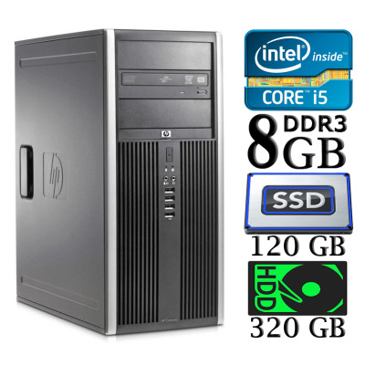 HP Elite 8300/ Intel Core i5-3470/ 8Gb DDR3/ SSD 120Gb/ HDD 320Gb/ Intel HD 2500