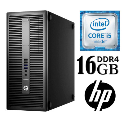 HP EliteDesk 800 G2 TWR/ Intel Core i5-6500 / 16Gb DDR4 / Intel HD 530