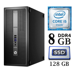 HP EliteDesk 800 G2 TWR/ Intel Core i5-6500 / 8Gb DDR4 / 128Gb SSD / Intel HD 530